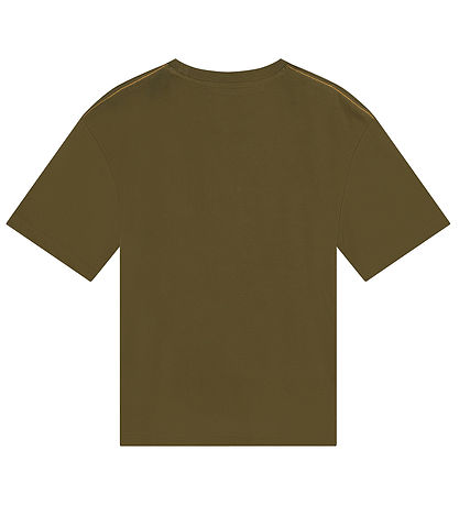 Timberland Stuttermabolur - Khaki