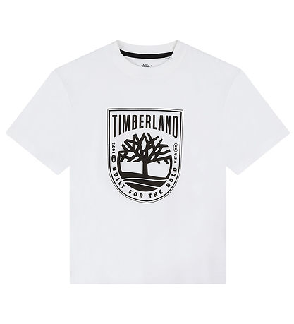 Timberland Stuttermabolur - Hvítt
