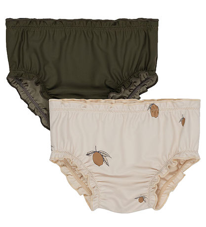 Konges Sløjd Badehose - 2er-Pack - Collette Baby - Lemon
