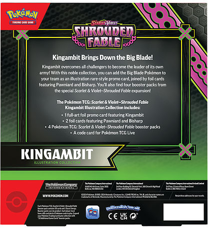 Pokémon Trading Card - Scarlet & Violet - Shrouded Fable - Kinga