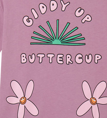 Stella McCartney Kids Stuttermabolur - Fjólublátt M. Prentað