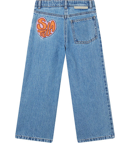 Stella McCartney Kids Jeans - Blár M. Hjarta