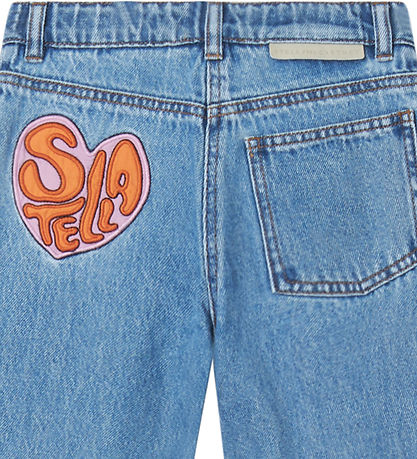 Stella McCartney Kids Jeans - Blár M. Hjarta