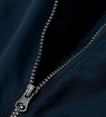 Name It Bomber Jacket - NmnMain - Dark Sapphire/White w. Red