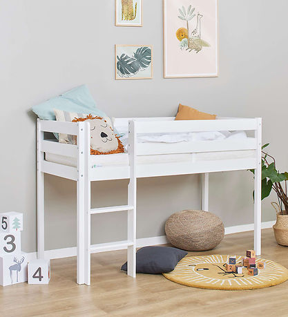 Lit Hoppekids - Demi-hauteur - ECO Comfort - 116x76x114 cm - Bla