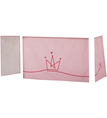 Hoppekids Vorhang für halbhohes Bett - 70x160 cm - Princess