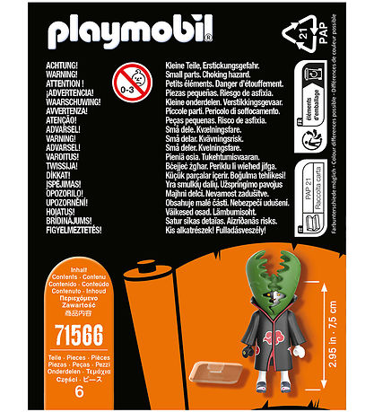Playmobil Naruto - Zetsu - 71566 - 6 Partar