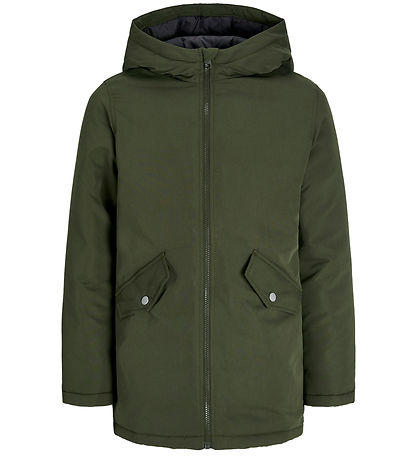 Jack & Jones Jacke - Noos - JjLoop Parka - Forest Nacht