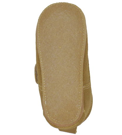 Wheat Leder-Krabbelschuhe Mit Futter - Taj - Zimt