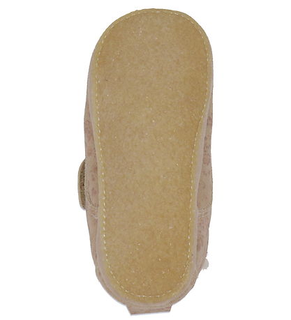 Wheat Skinntofflor m. Foder - Taj - Rose Dawn