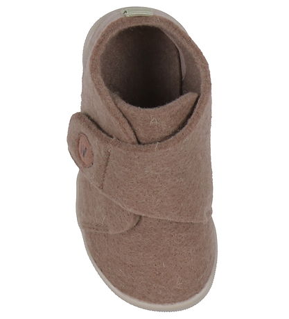 Wheat Innerskor - Ull - Fleecy - Dusty Rouge
