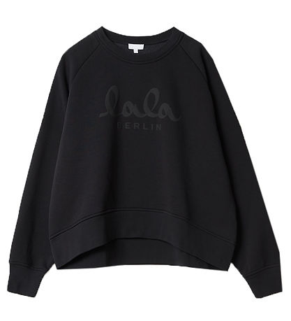 Lala Berlin Sweatshirt - Ijora - Schwarz m. Logo
