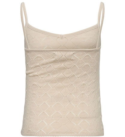 Sofie Schnoor Top - Knitted - Noara - Off White w. Pointelle