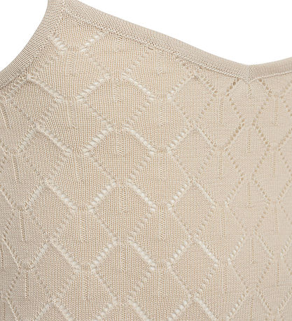 Sofie Schnoor Top - Knitted - Noara - Off White w. Pointelle