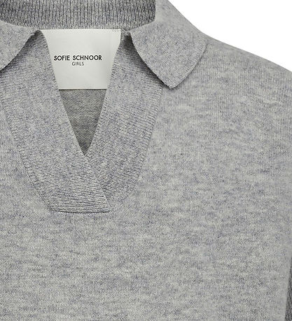 Sofie Schnoor Polo - Wool - Grey Melange