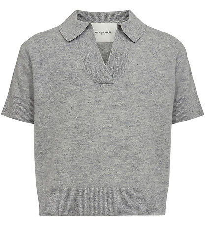 Sofie Schnoor Polo - Wool - Grey Melange