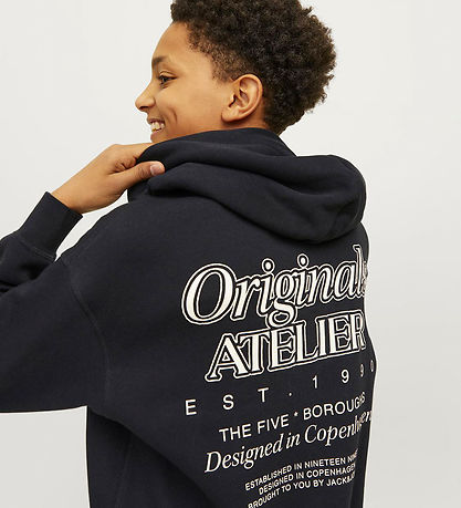 Jack Jones Hoodie JorBrooklyn Black KW SK
