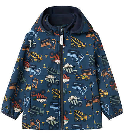 Name It Softshell Jacket w. Flecce - NmmMalta05 - Dark Demin/Dig