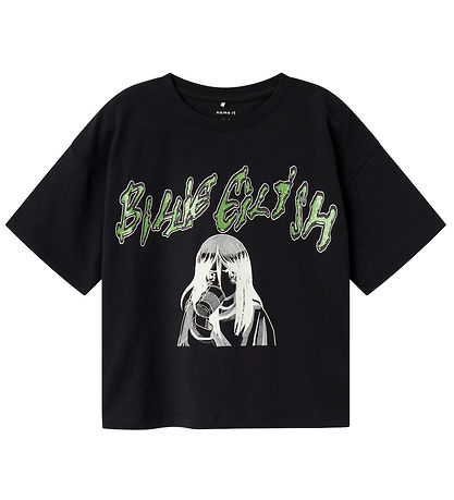 Name It Stuttermabolur - Skera - NkfJaxana Billie Eilish - Svart