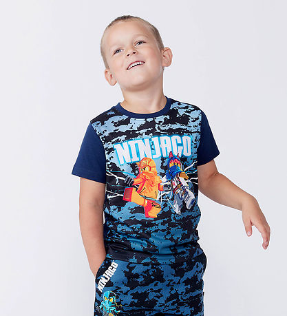 LEGO® Ninjago T-shirt - LWTano - Dark Navy w. Print