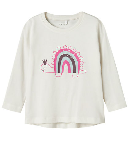 Name It Bluse - NmfViolet - Jet Stream/Rainbow Dino