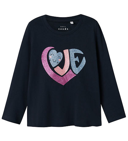 Blouse Name It - Nmviolet - Dark Sapphire/Love