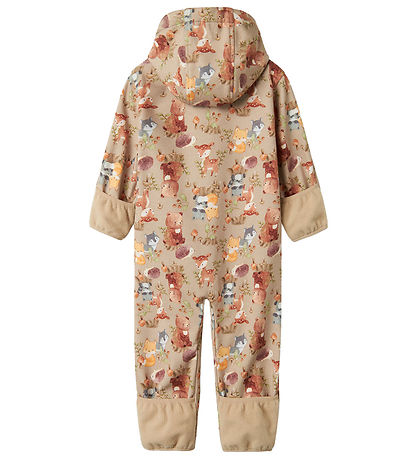Combinaison Softshell Name It - NbnAlfa08 - Oxford Tan/Forêt