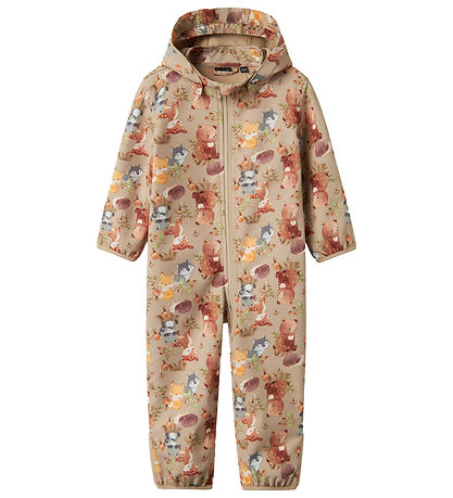 Combinaison Softshell Name It - NbnAlfa08 - Oxford Tan/Forêt