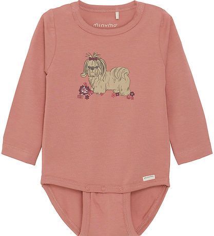 Minymo Body l/ä - Dusty Rose m. Hund