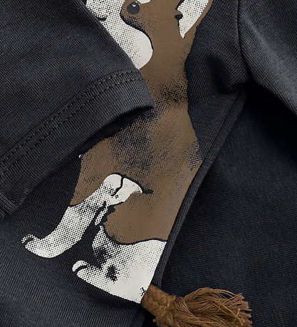 Minymo Bodysuit L/æ - Parisian Night w. Dog