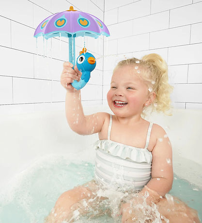 Yookidoo Baðleikföng - Fill 'N' Rain Peacock Umbrella - Fjólublá
