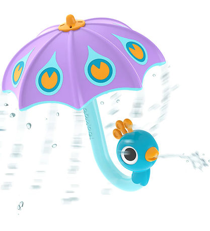 Yookidoo Baðleikföng - Fill 'N' Rain Peacock Umbrella - Fjólublá