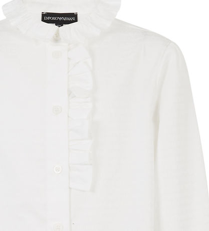 Emporio Armani Hemd - Weiß m. Print