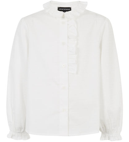Emporio Armani Hemd - Weiß m. Print
