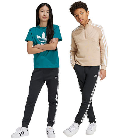 adidas Originals Sweatpants - Trefoil - Black/White