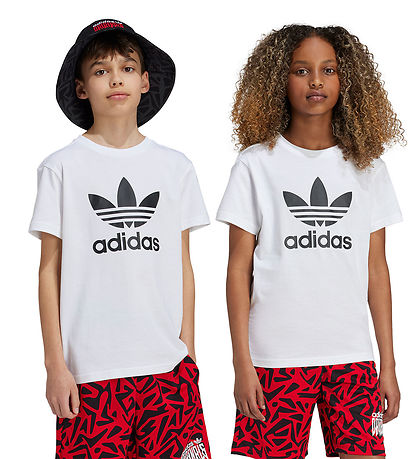 adidas Originals T-shirt - Trefoil - White