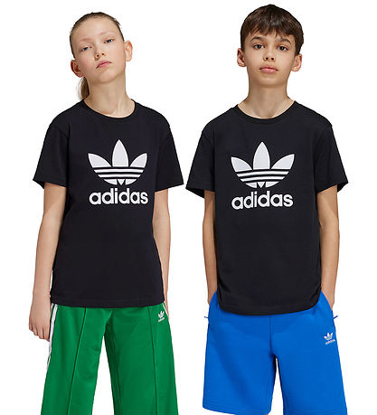 adidas Originals T shirt Trefoil Black KW IE