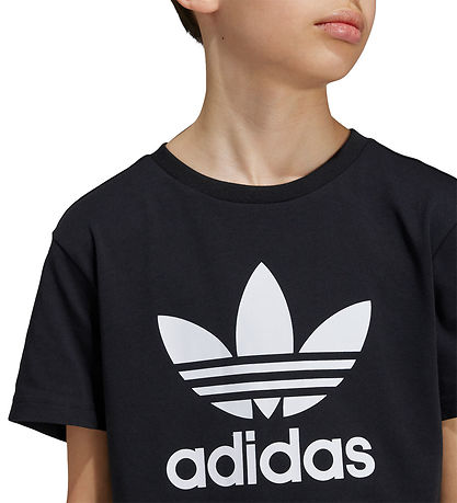 adidas Originals T-shirt - Trefoil - Black