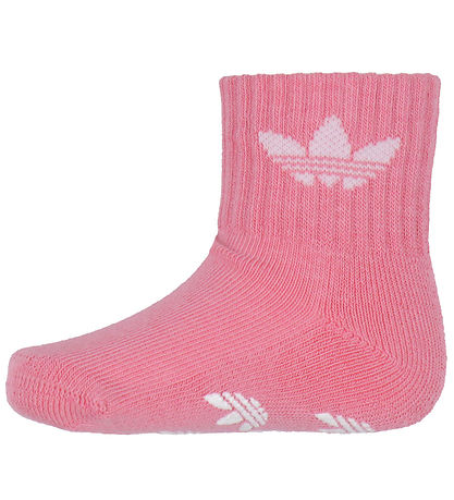 adidas Originals Socken m. Anti-Rutsch - 2er-Pack - Petroleum/Ro