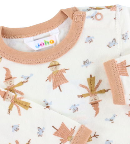 Joha Bodysuit L/æ - Wool/Bamboo - Off White