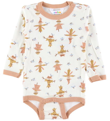 Joha Bodysuit L/æ - Wool/Bamboo - Off White