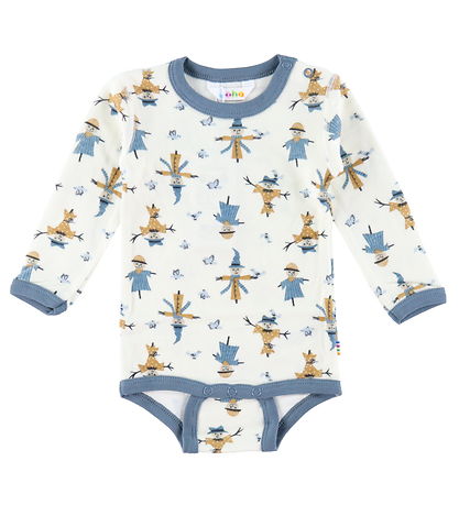 Joha Bodysuit L/æ - Wool/Bamboo - Off White