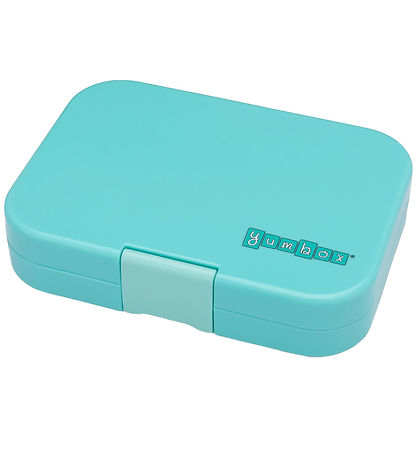 Yumbox Nestisbox M. 4 romm - Bento Panino - Misty Aqua - Rainbow