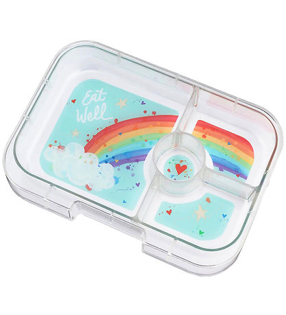 Yumbox Nestisbox M. 4 romm - Bento Panino - Misty Aqua - Rainbow
