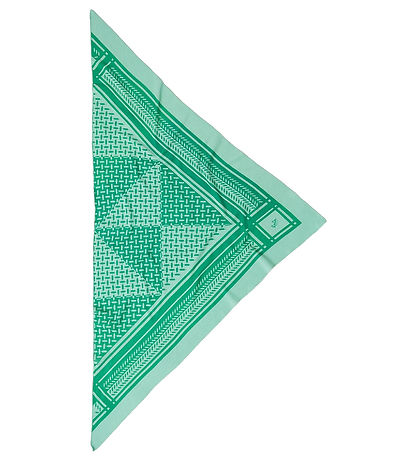 Écharpe Lala Berlin - 162x85 - Triangle Puzzle - Goryeo/Vert