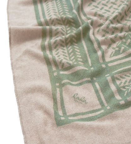 Lala Berlin Scarf - 162x85 - Triangle Puzzle - Dune/Sage