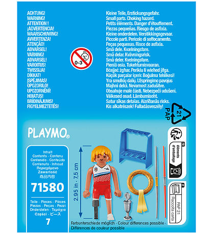 Playmobil SpecialPlus - Paralympic Javelin - 71580 - 7 Parts