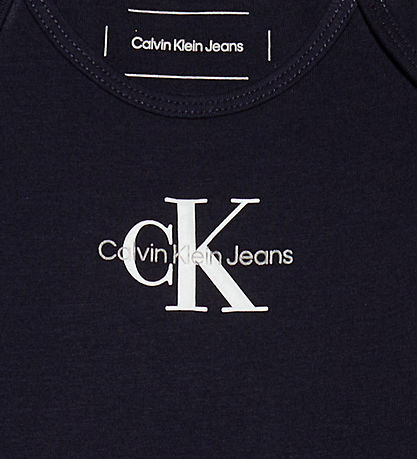 Calvin Klein Bodysuit L/Æ - Monogram - Night Sky