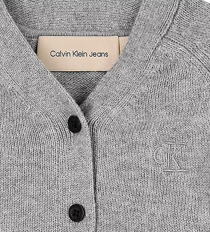 Calvin Klein Cardigan - Knitted - Grey Heather