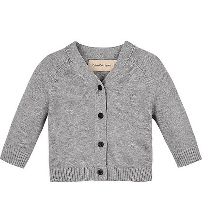 Calvin Klein Cardigan - Knitted - Grey Heather